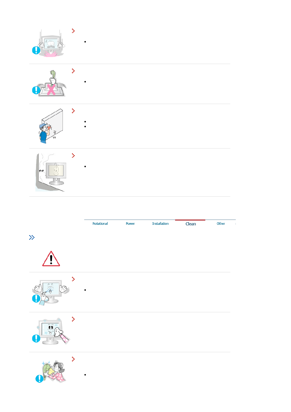 Clean | Samsung MJ17BSASV-XBG User Manual | Page 4 / 81