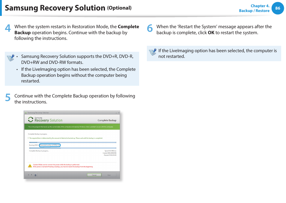 Samsung recovery solution | Samsung NP470R5E-K02UB User Manual | Page 87 / 120
