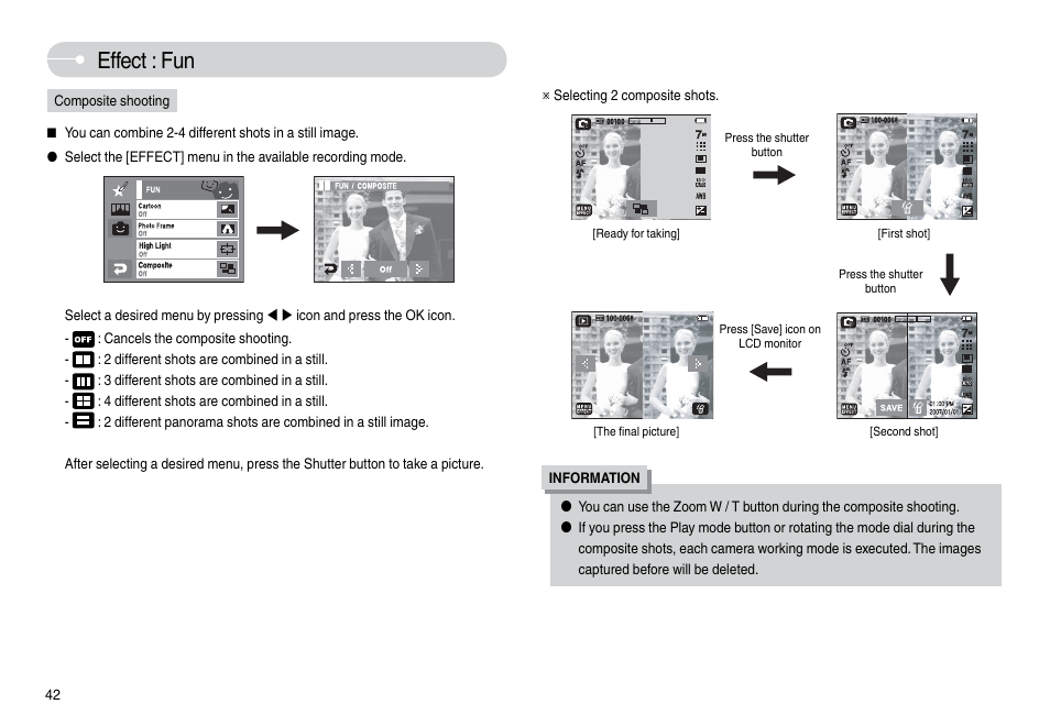 Effect : fun | Samsung L74 User Manual | Page 43 / 98