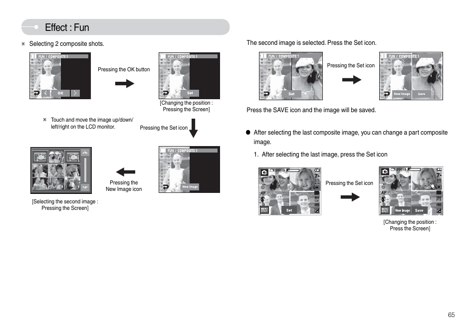 Effect : fun | Samsung L74 User Manual | Page 66 / 98