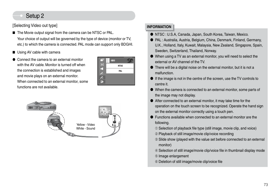 Setup 2 | Samsung L74 User Manual | Page 74 / 98