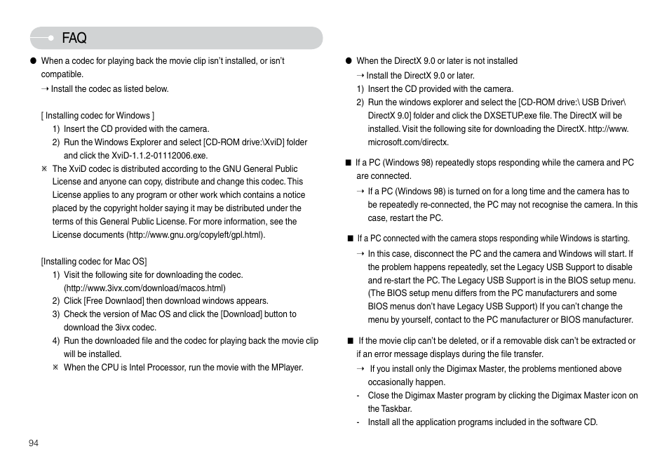 Samsung L74 User Manual | Page 95 / 98