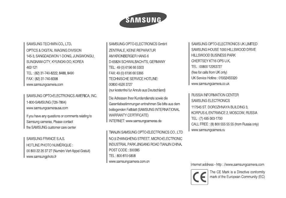 Samsung L74 User Manual | Page 98 / 98