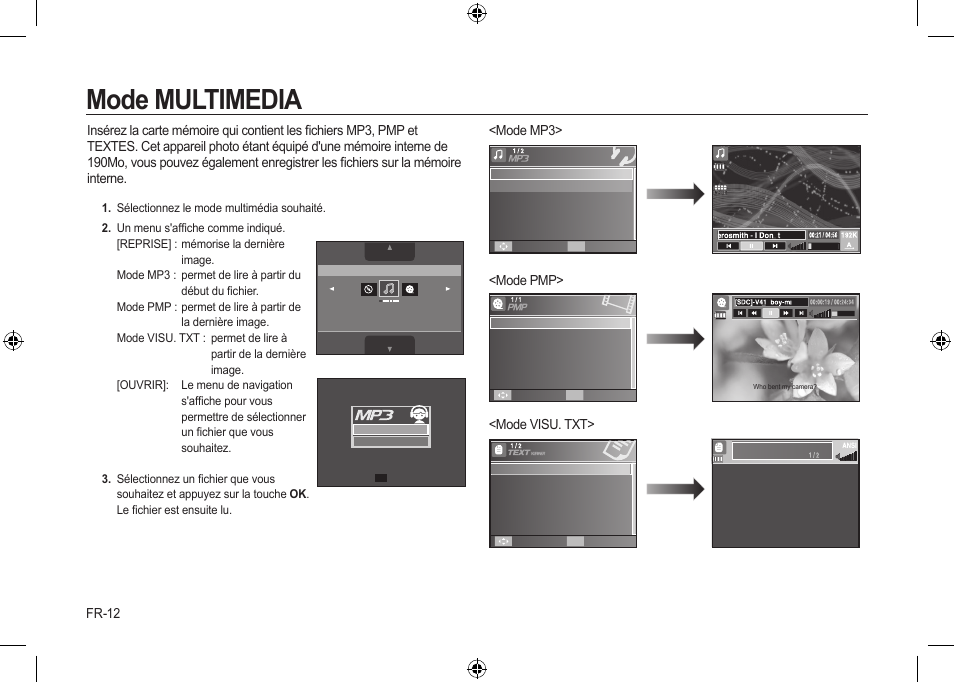 Mode multimedia | Samsung i8 User Manual | Page 32 / 56