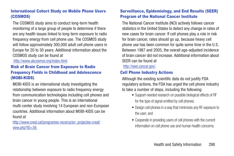 Samsung SGH-T879ZBBTMB User Manual | Page 303 / 369