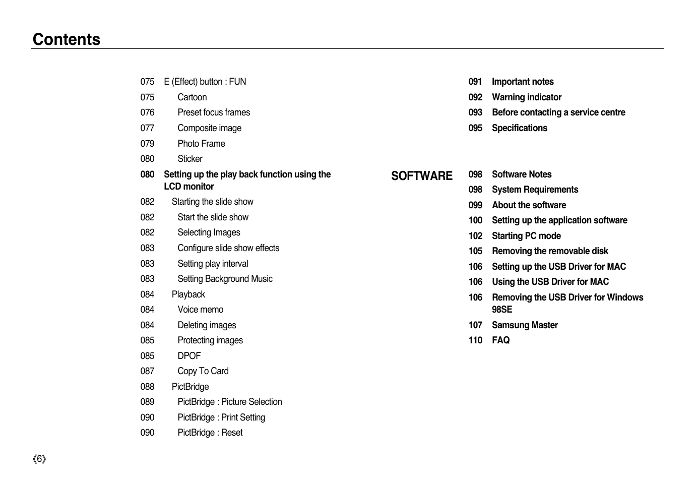 Samsung L83T User Manual | Page 7 / 114