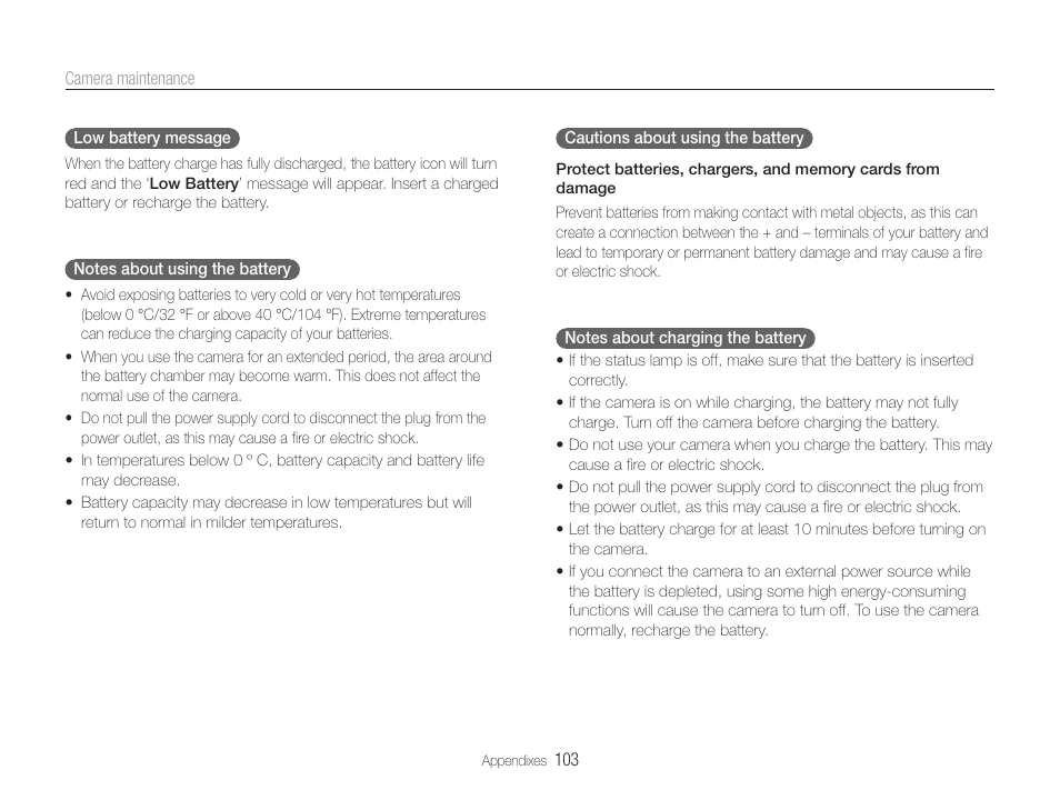 Samsung EC-DV100ZFPSCA User Manual | Page 104 / 122