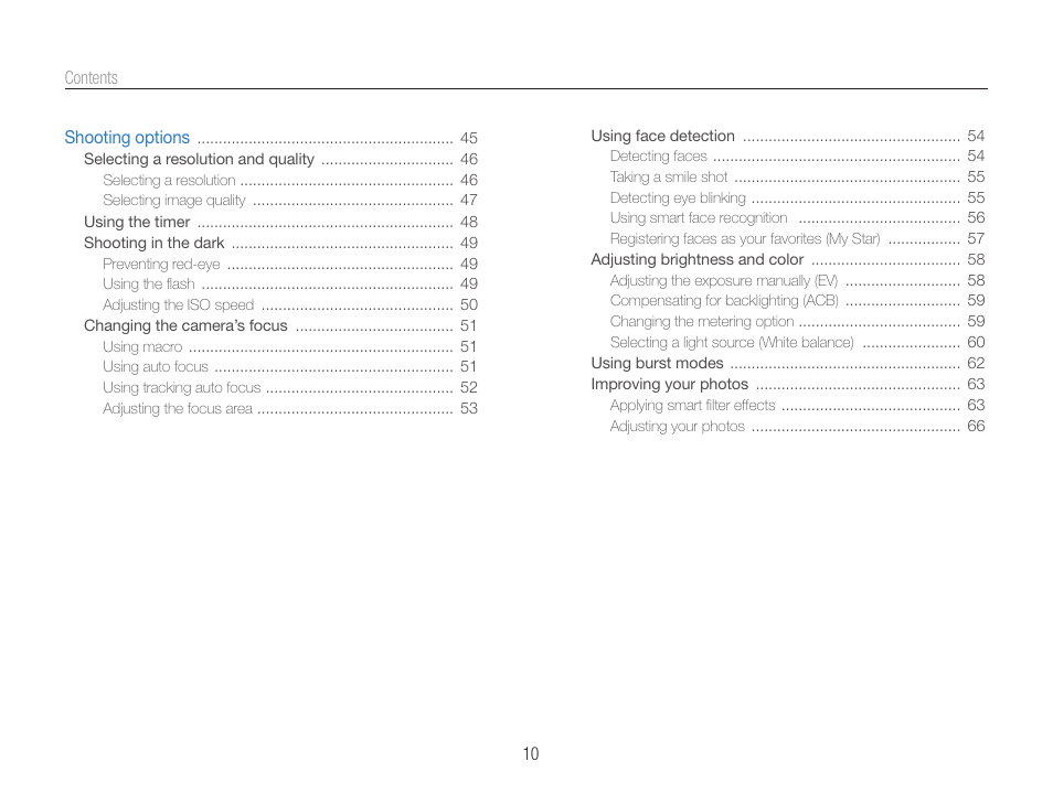 Samsung EC-DV100ZFPSCA User Manual | Page 11 / 122