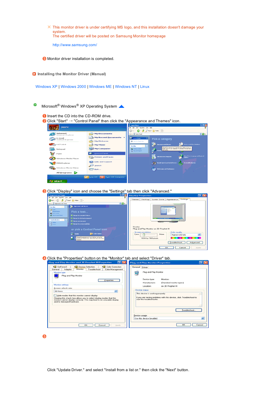 Samsung LS19PEDSFV-XAA User Manual | Page 20 / 58