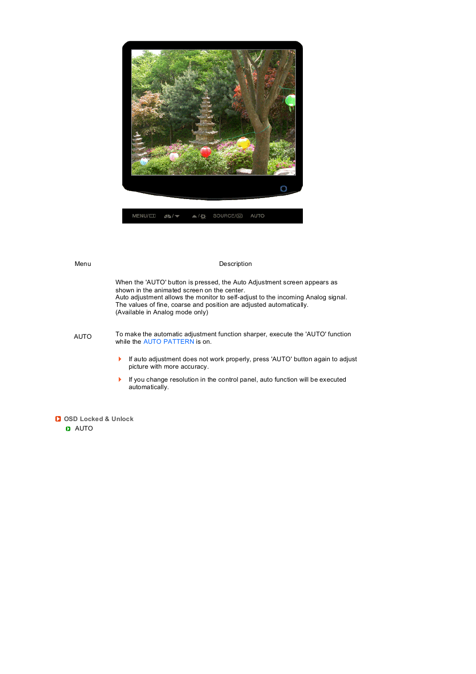 Osd function | Samsung LS19PEDSFV-XAA User Manual | Page 35 / 58