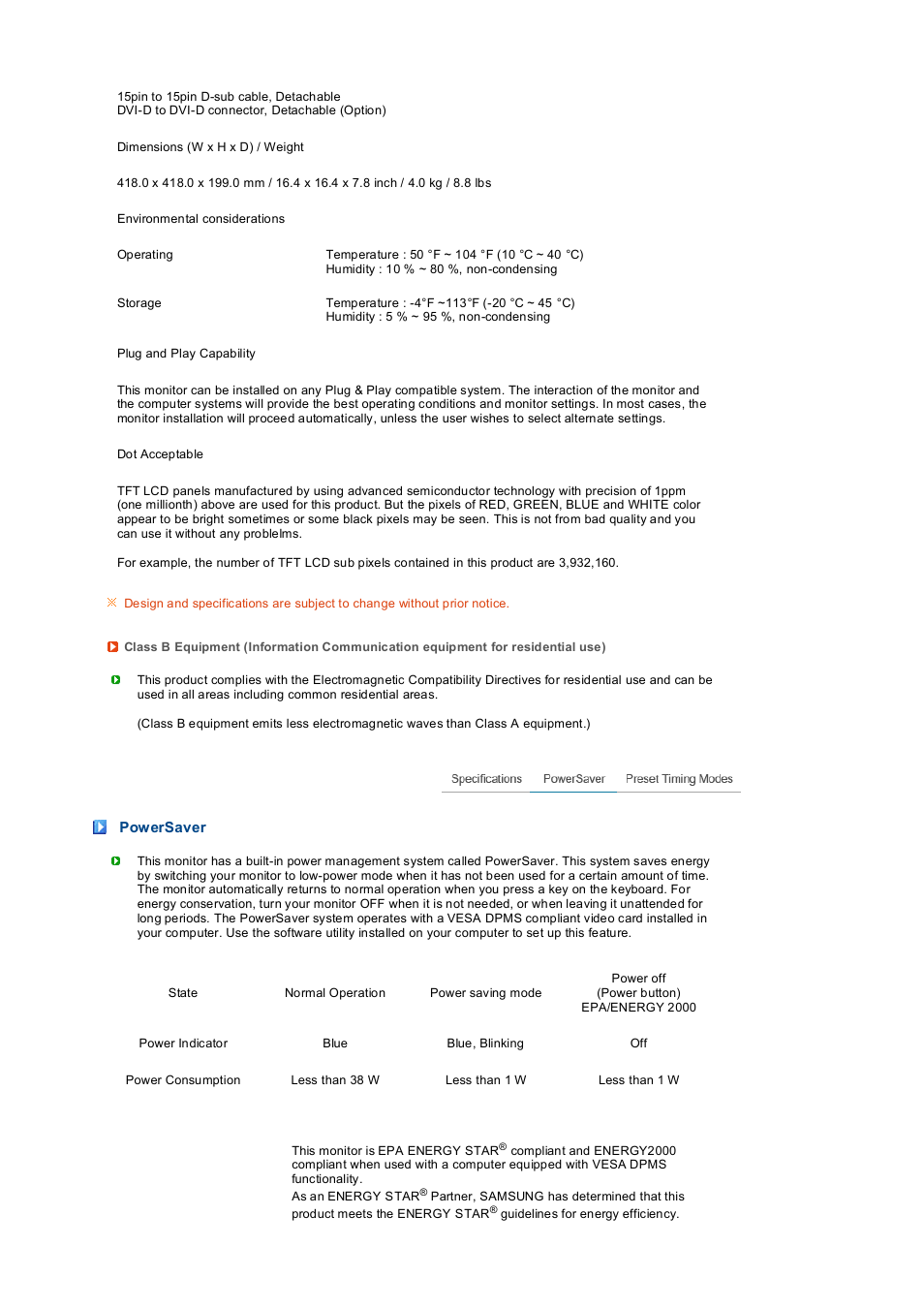 Samsung LS19PEDSFV-XAA User Manual | Page 51 / 58