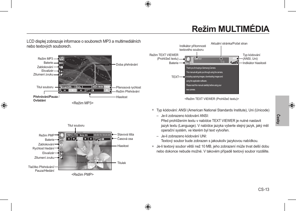 Režim multimédia | Samsung i8 User Manual | Page 105 / 184
