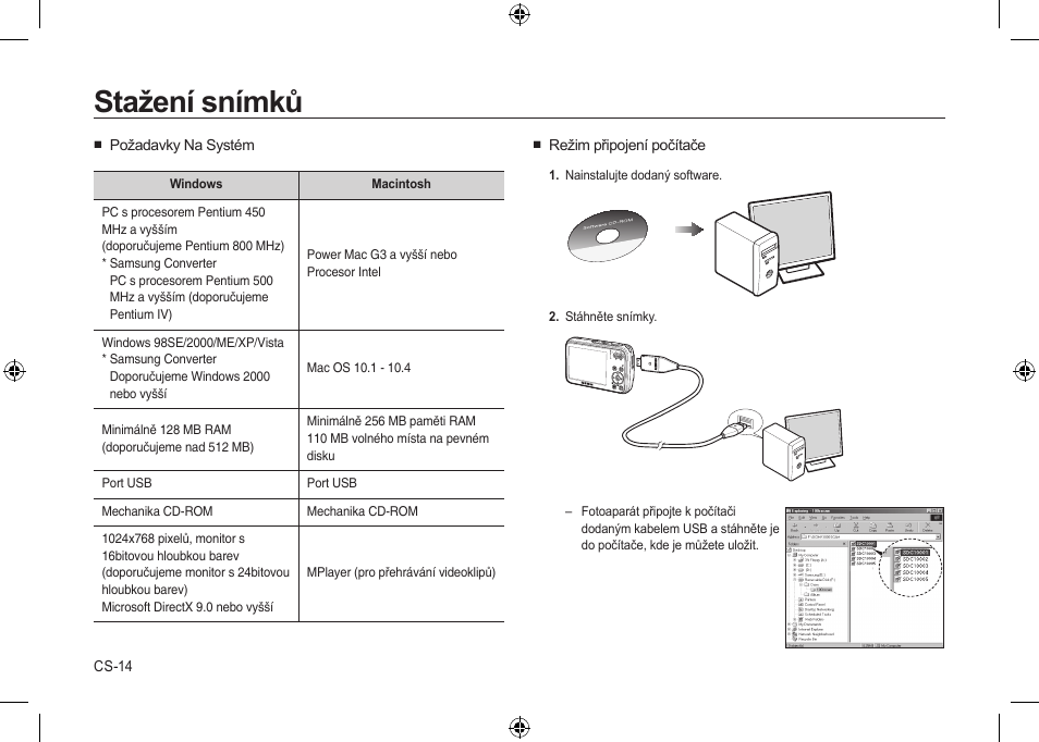Stažení snímků | Samsung i8 User Manual | Page 106 / 184