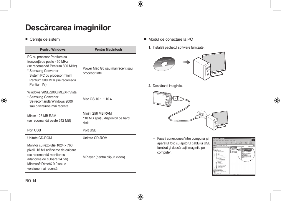 Descărcarea imaginilor | Samsung i8 User Manual | Page 160 / 184