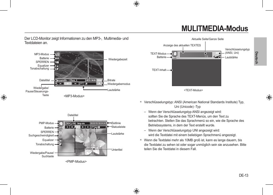 Mulitmedia-modus | Samsung i8 User Manual | Page 33 / 184