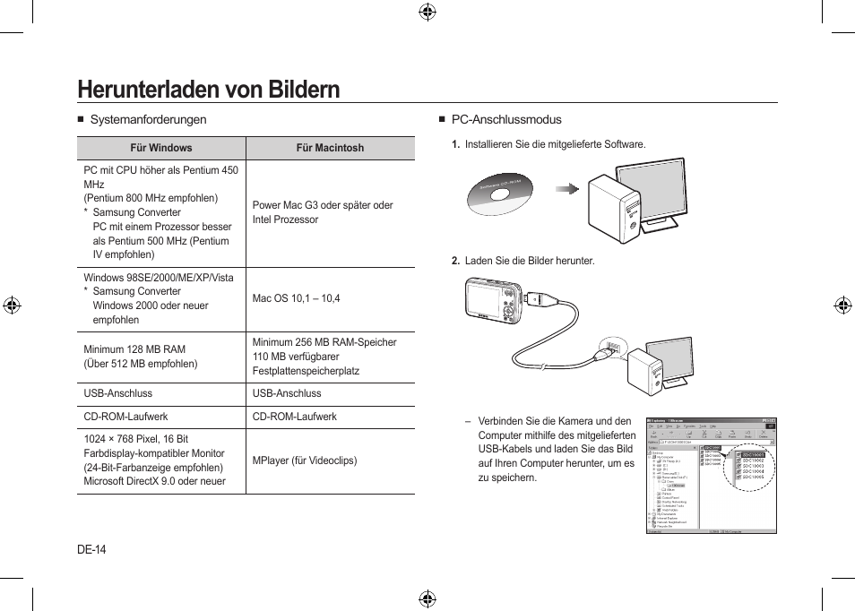 Herunterladen von bildern | Samsung i8 User Manual | Page 34 / 184
