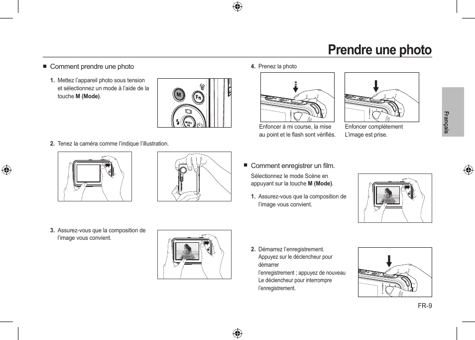 Prendre une photo | Samsung i8 User Manual | Page 47 / 184