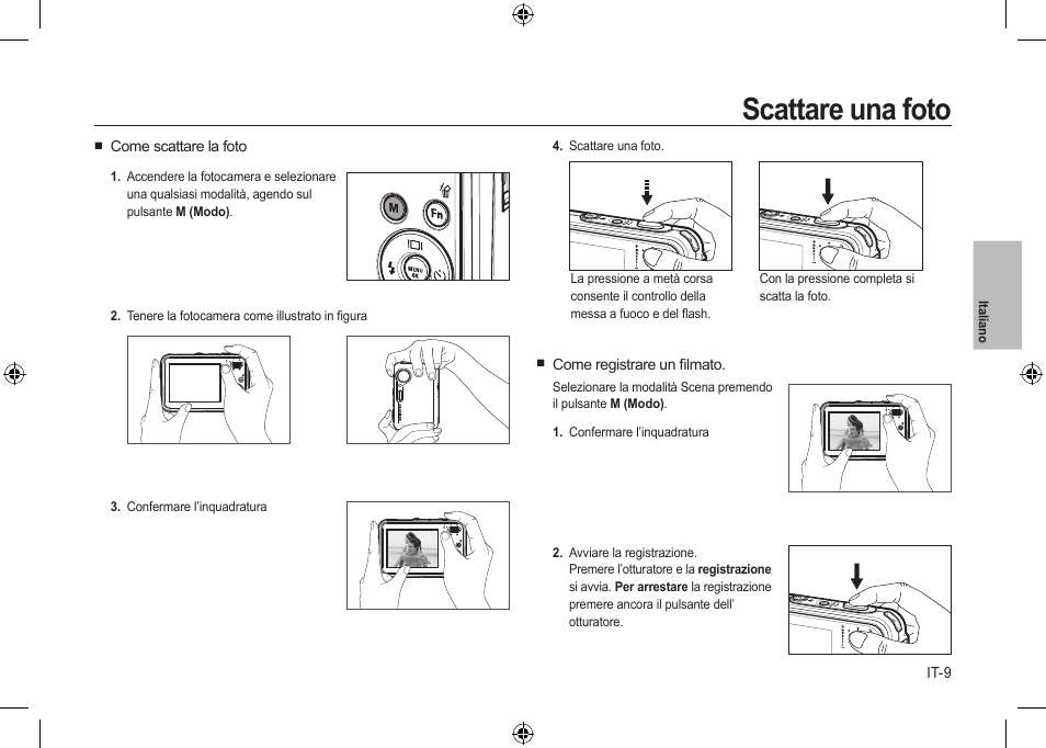 Scattare una foto | Samsung i8 User Manual | Page 65 / 184