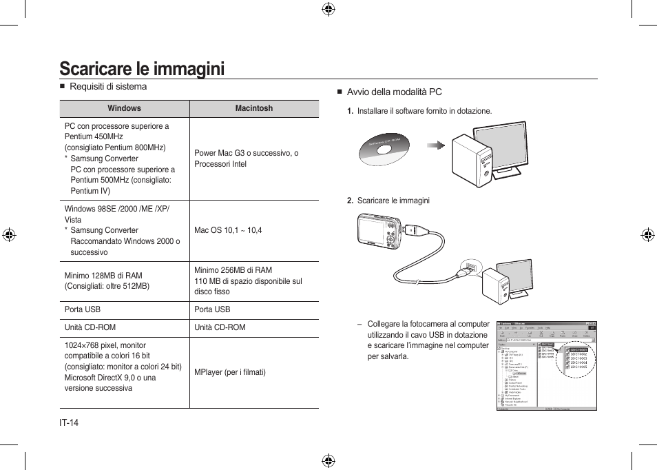 Scaricare le immagini | Samsung i8 User Manual | Page 70 / 184