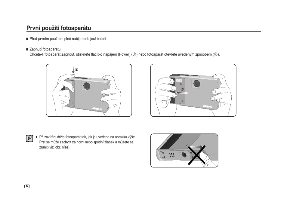 První použití fotoaparátu | Samsung I80 User Manual | Page 107 / 202