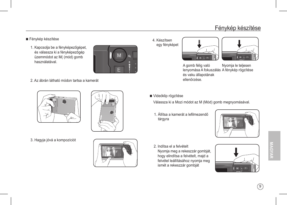 Fénykép készítése | Samsung I80 User Manual | Page 150 / 202