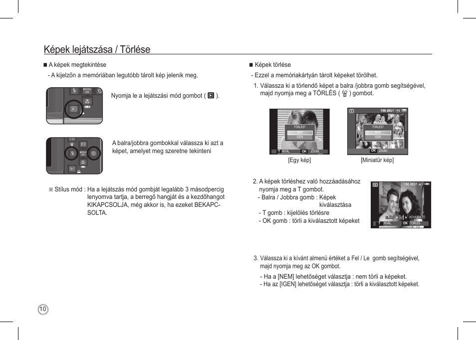 Képek lejátszása / törlése | Samsung I80 User Manual | Page 151 / 202