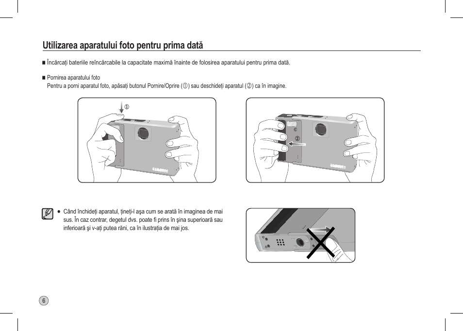 Utilizarea aparatului foto pentru prima dată | Samsung I80 User Manual | Page 167 / 202