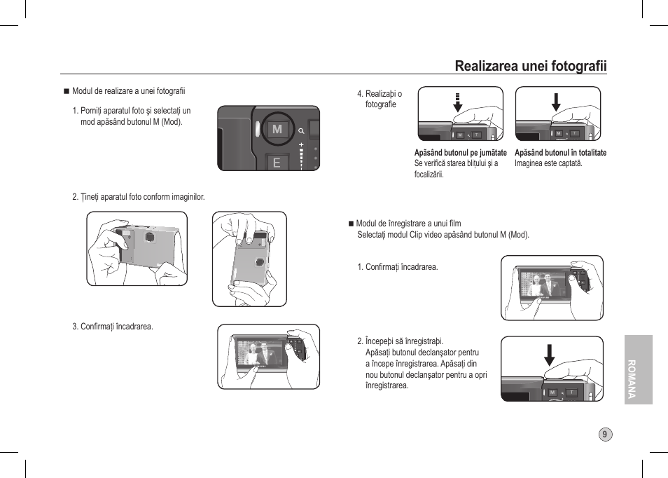 Realizarea unei fotografii | Samsung I80 User Manual | Page 170 / 202