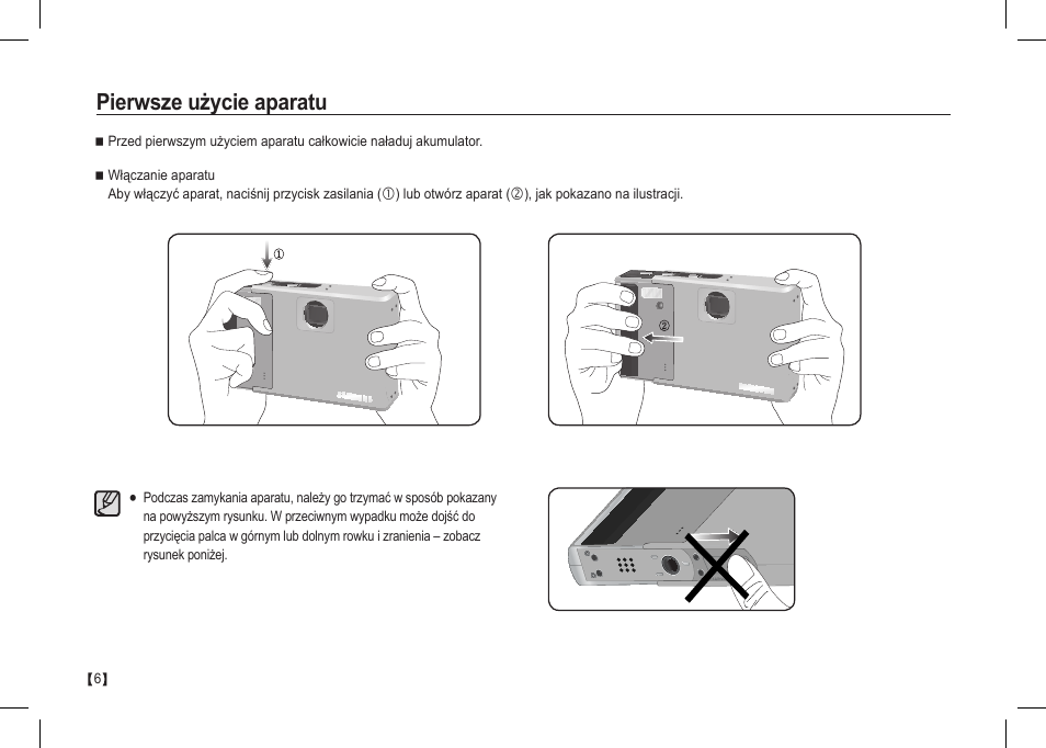 Pierwsze użycie aparatu | Samsung I80 User Manual | Page 87 / 202