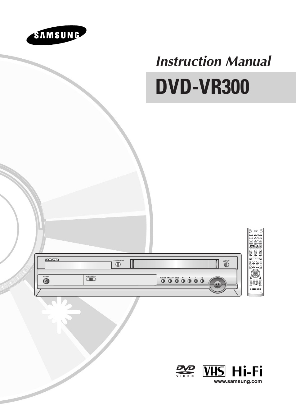 Samsung DVD-VR300-XAA User Manual | 97 pages