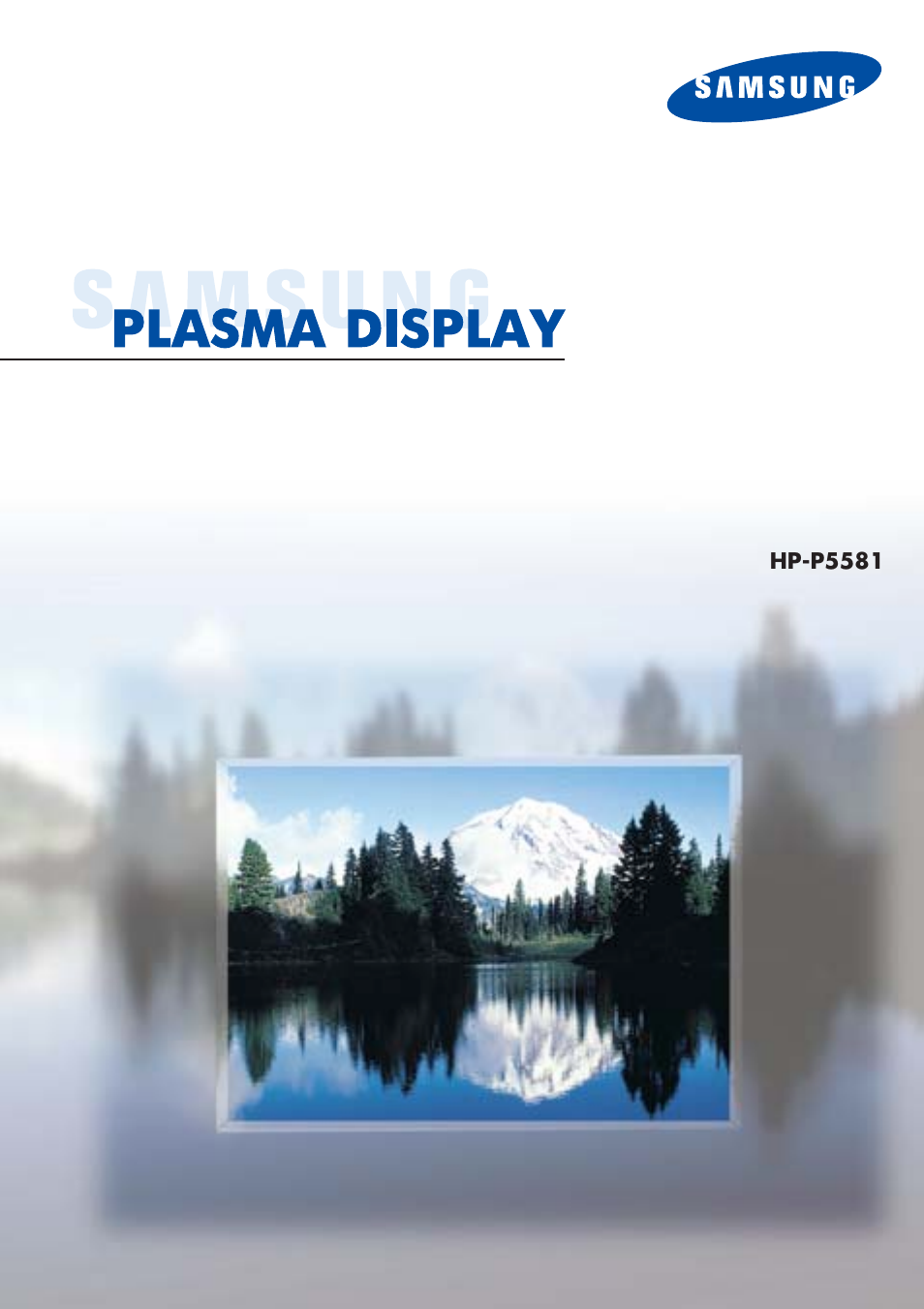 Samsung HPP5581X-XAA User Manual | 128 pages