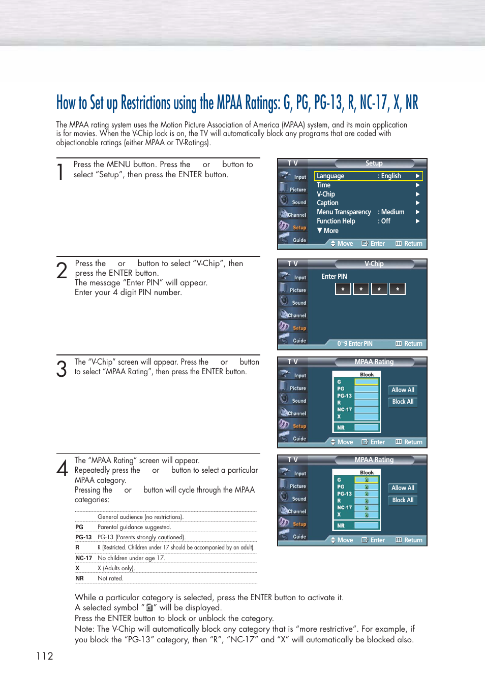 Samsung HPP5581X-XAA User Manual | Page 112 / 128