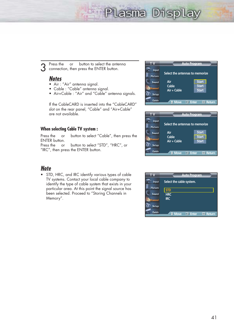 Samsung HPP5581X-XAA User Manual | Page 41 / 128