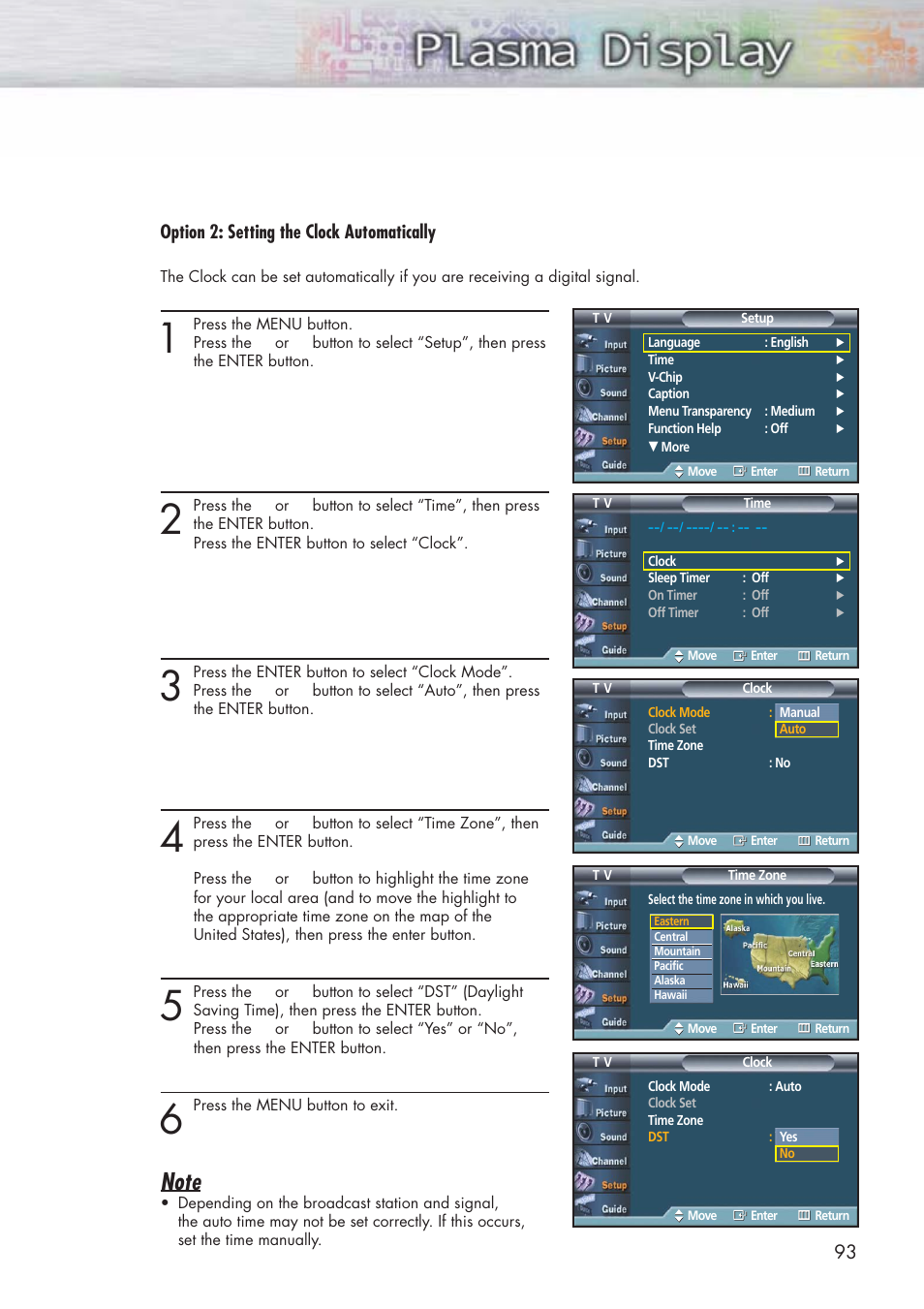 Samsung HPP5581X-XAA User Manual | Page 93 / 128