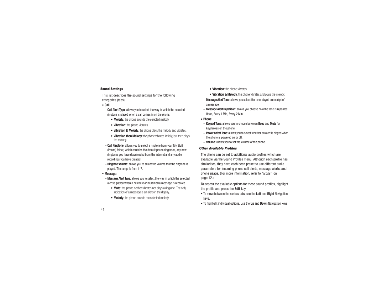 Samsung SGH-A197ZKAATT User Manual | Page 48 / 110