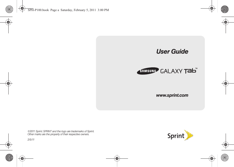 Samsung SPH-P100ZKASPR User Manual | 238 pages