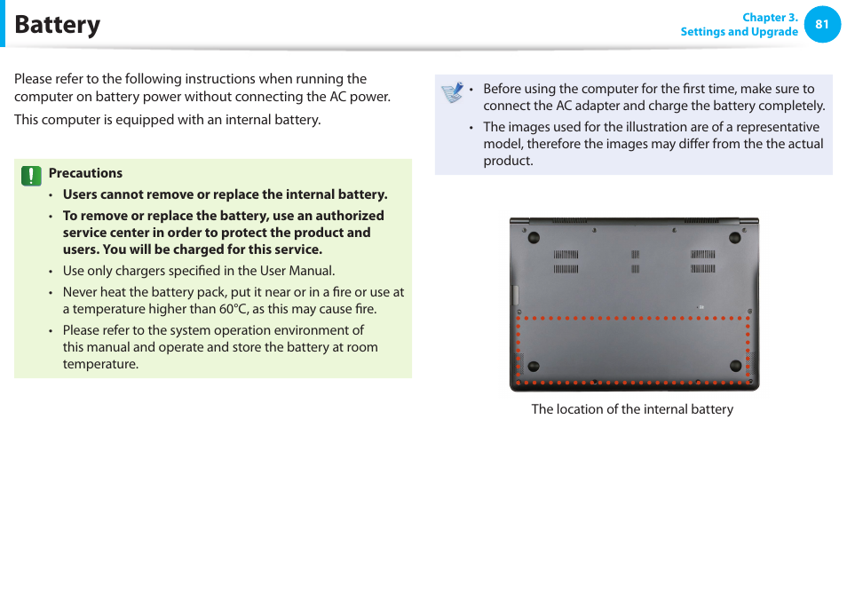 Battery | Samsung NP900X4D-A04US User Manual | Page 82 / 129