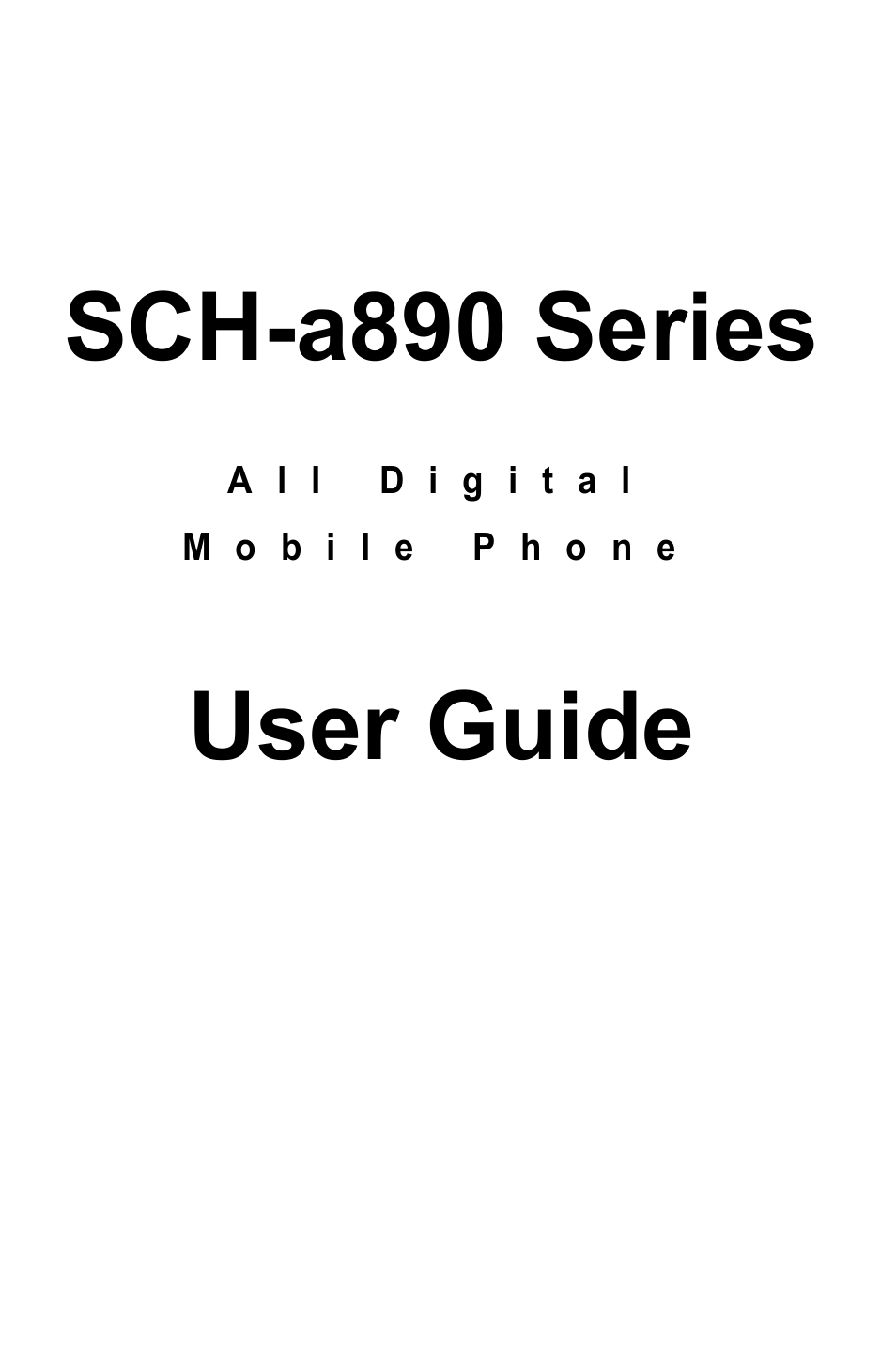 Samsung SCH-A890ZSVXAR User Manual | 196 pages