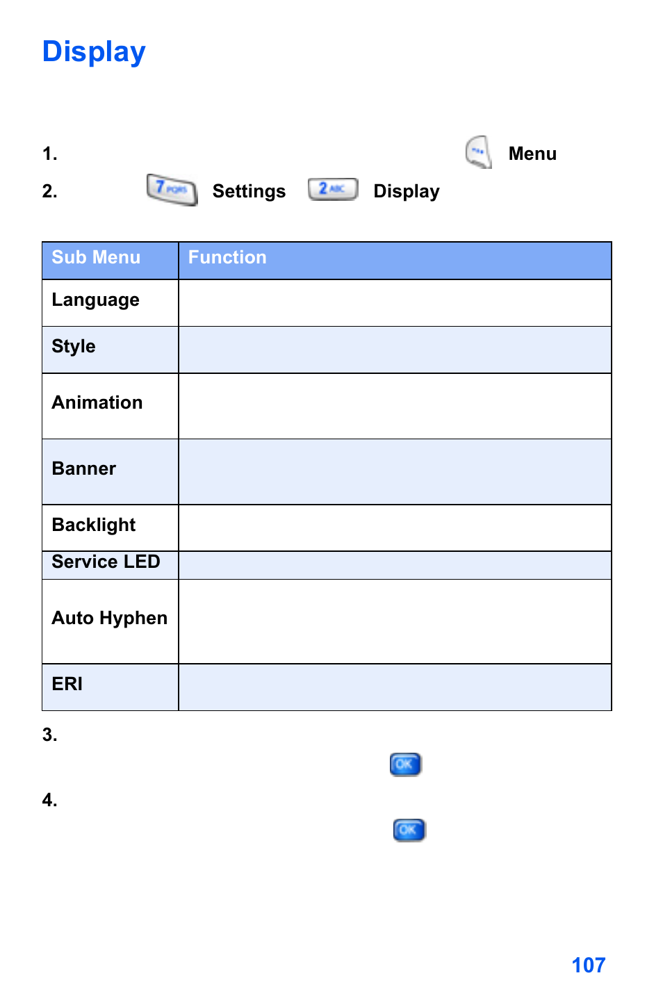 Display | Samsung SCH-A890ZSVXAR User Manual | Page 115 / 196