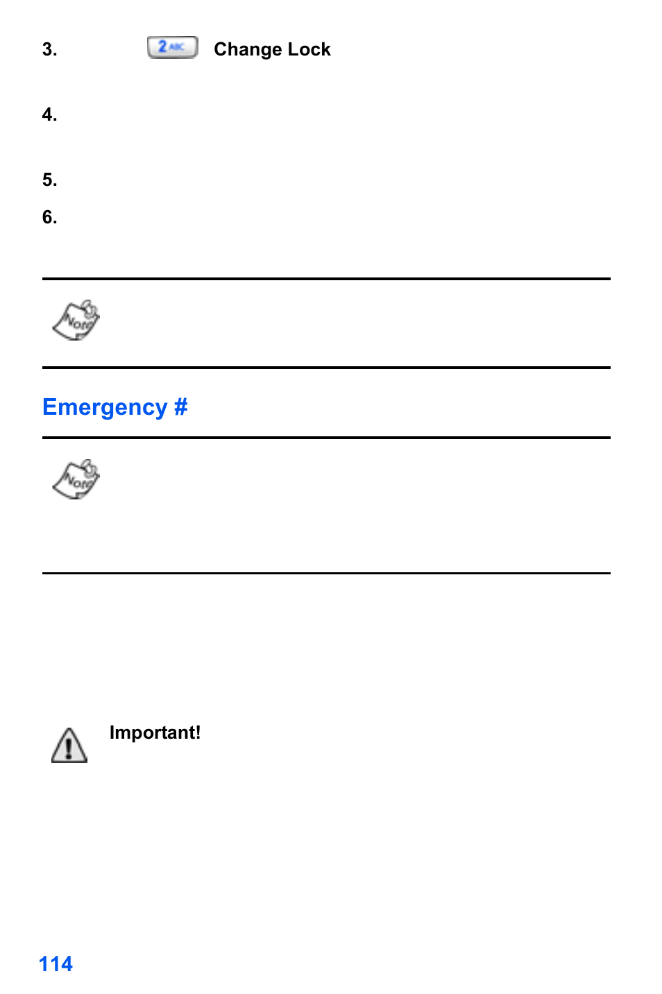 Emergency | Samsung SCH-A890ZSVXAR User Manual | Page 122 / 196