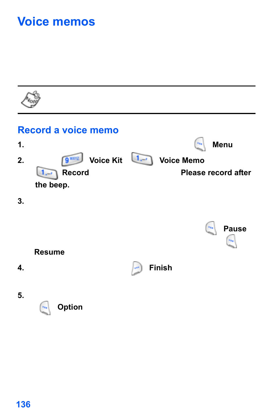 Voice memos | Samsung SCH-A890ZSVXAR User Manual | Page 144 / 196