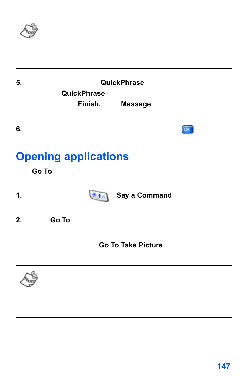 Opening applications | Samsung SCH-A890ZSVXAR User Manual | Page 155 / 196
