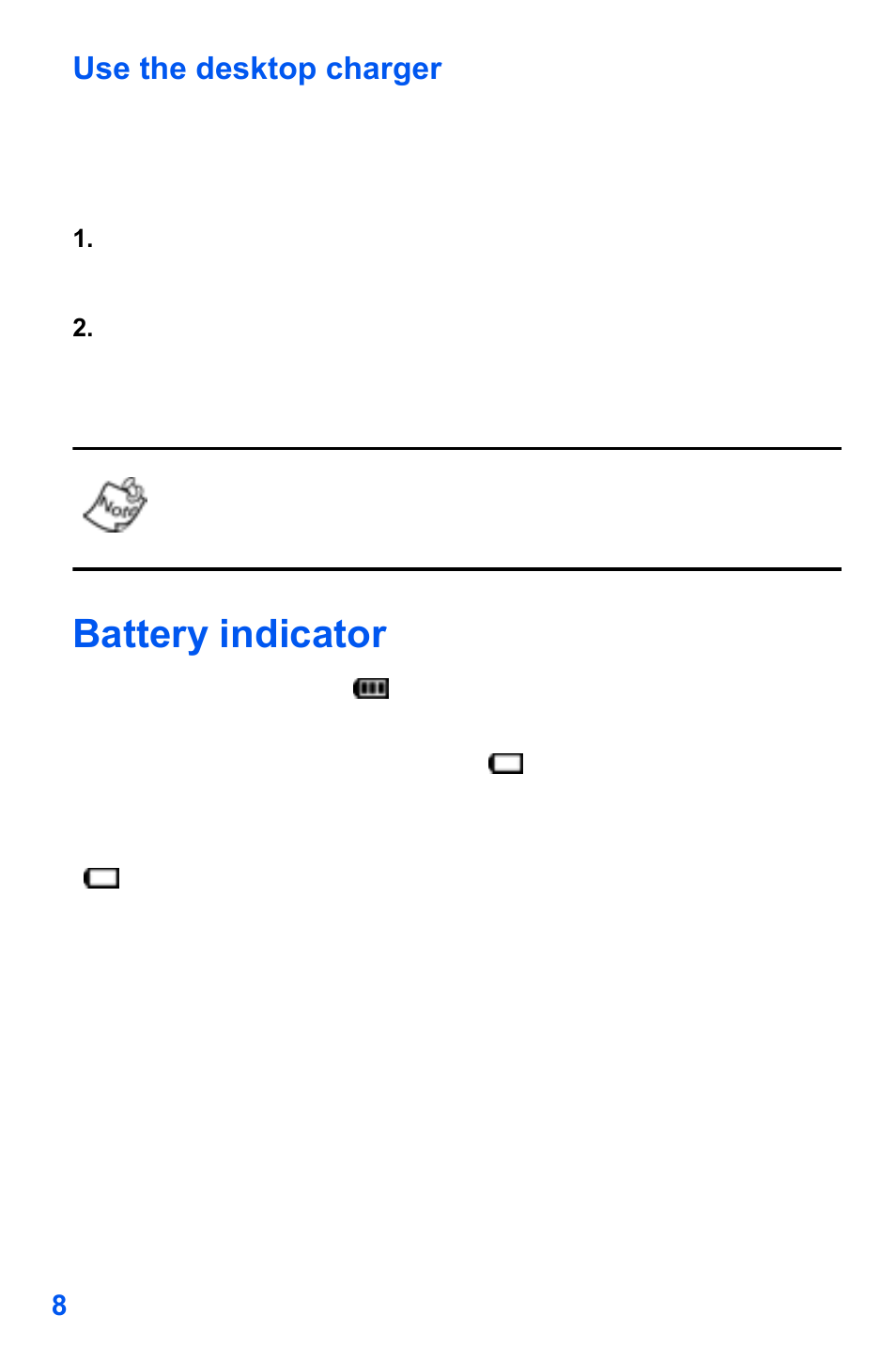 Battery indicator | Samsung SCH-A890ZSVXAR User Manual | Page 16 / 196