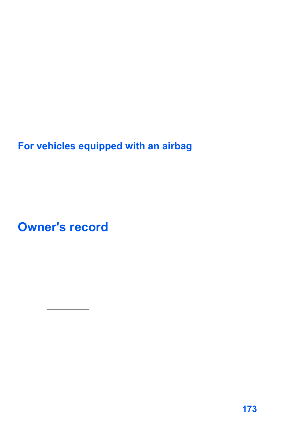 Owner's record | Samsung SCH-A890ZSVXAR User Manual | Page 181 / 196