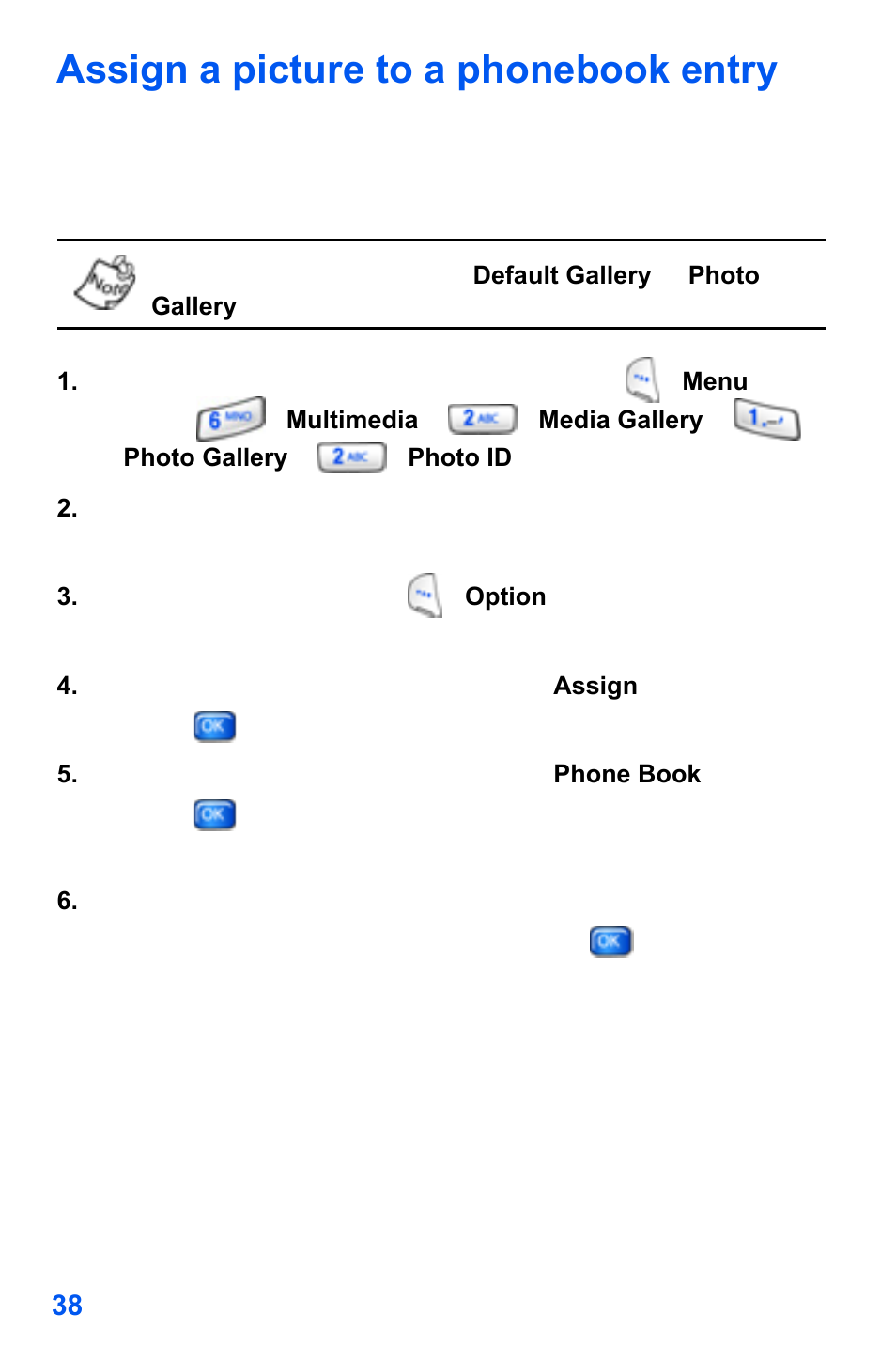 Assign a picture to a phonebook entry | Samsung SCH-A890ZSVXAR User Manual | Page 46 / 196