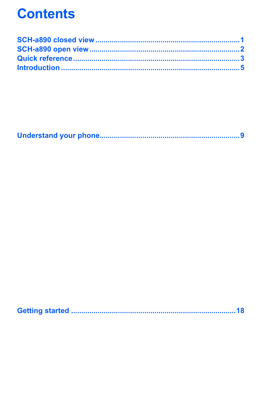 Samsung SCH-A890ZSVXAR User Manual | Page 5 / 196