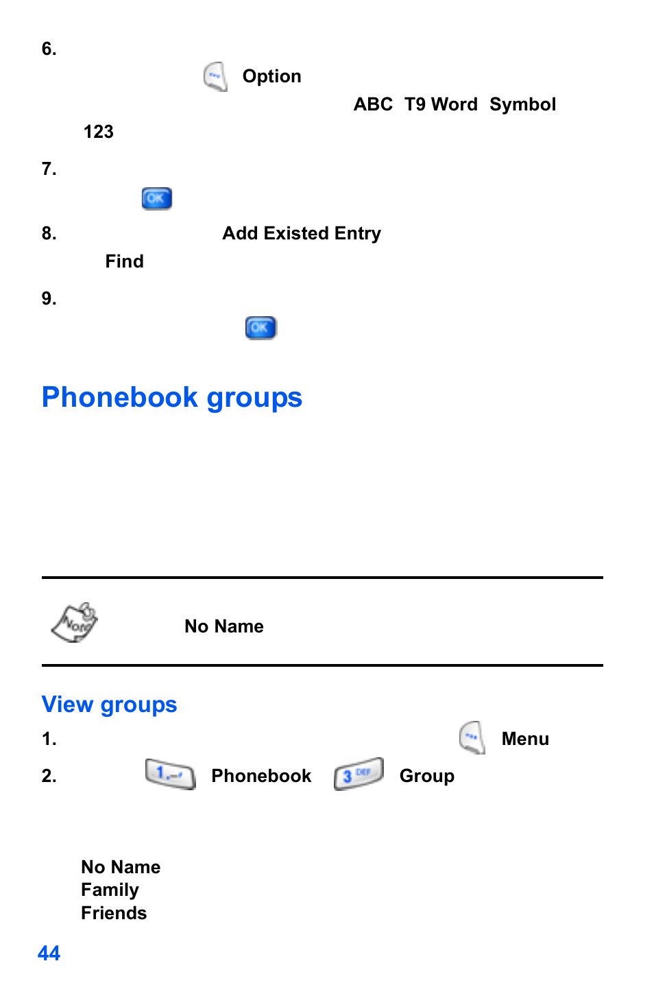 Phonebook groups | Samsung SCH-A890ZSVXAR User Manual | Page 52 / 196