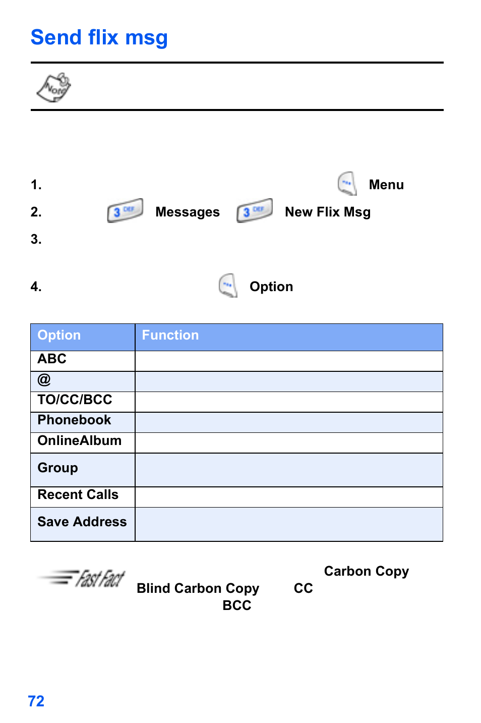 Send flix msg | Samsung SCH-A890ZSVXAR User Manual | Page 80 / 196