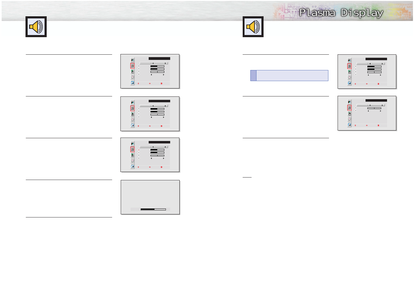 Customizing the sound, Using automatic sound settings | Samsung HPM5027X-XAC User Manual | Page 17 / 34