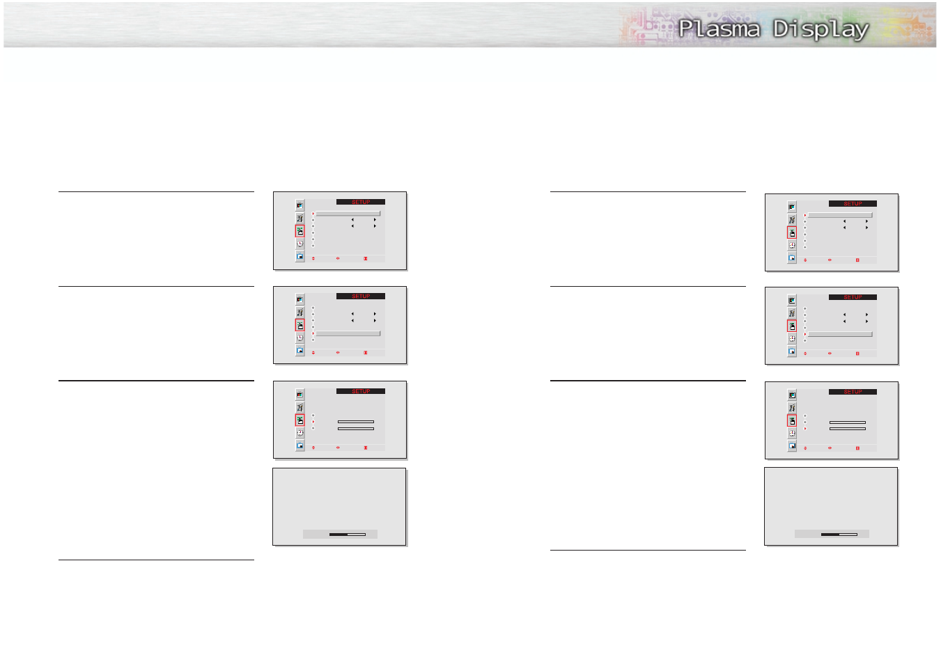 Fine tuning (phase), Frequency adjustment | Samsung HPM5027X-XAC User Manual | Page 27 / 34